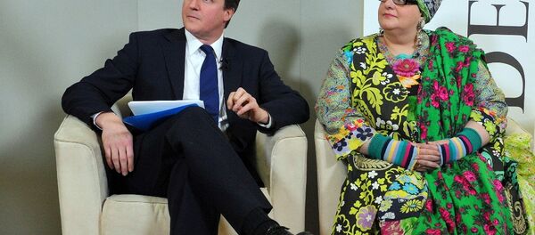 David Cameron and Camila Batmanghelidjh David Cameron and Camila Batmanghelidjh - Sputnik International
