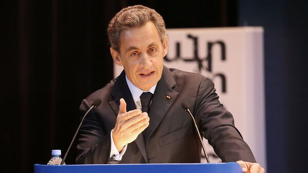 France's former President Nicolas Sarkozy gives speech to MGIMO University students - Sputnik International
