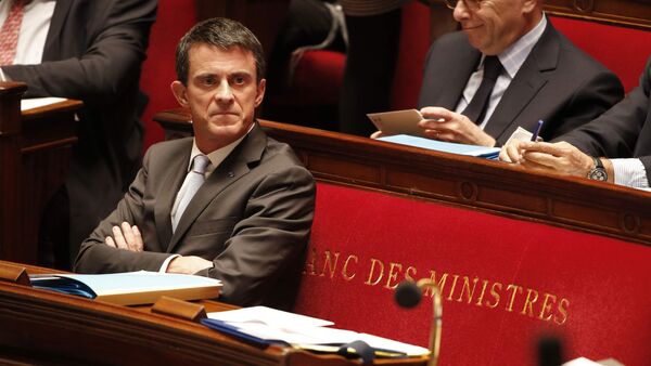 French Prime Minister Manuel Valls attends the questions to the government session at the National Assembly in Paris, France, October 28, 2015 - Sputnik International