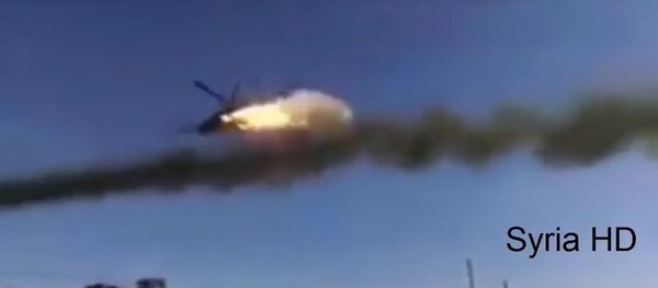 Russian Mi-24 helicopter Assist ‎SAA units and pounces on hostiles - Sputnik International