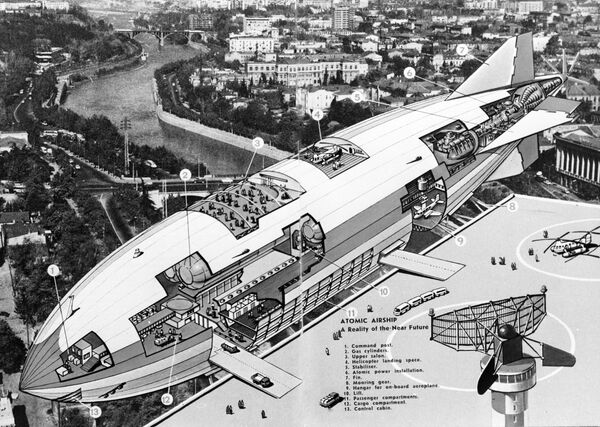 A nuclear airship of the future A nuclear airship of the future - Sputnik International