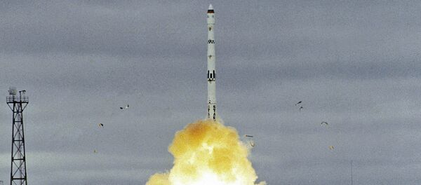 The launch of a Start-1 intercontinental ballistic missile based on Topol missile. The Plesetsk cosmodrome in the Arkhangelsk Region The launch of a Start-1 intercontinental ballistic missile based on Topol missile. The Plesetsk cosmodrome in the Arkhangelsk Region - Sputnik International