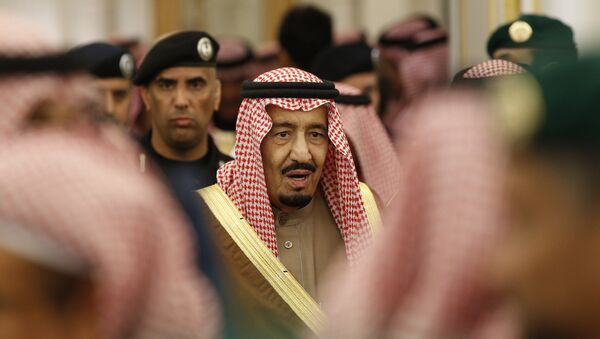 In this Jan. 24, 2015 file photo, Saudi Arabia's King Salman attends a ceremony at the Diwan royal palace in Riyadh. - Sputnik International