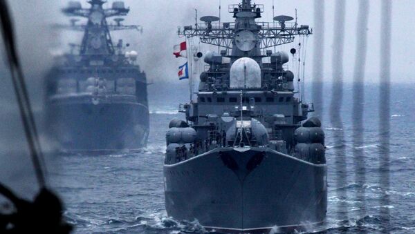 Russian Pacific Fleet warships. File photo - Sputnik International