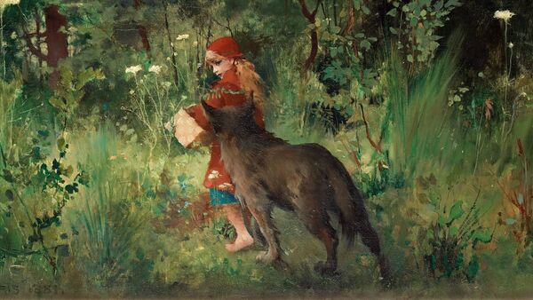 Little Red Riding Hood (1881) by Carl Larsson - Sputnik International