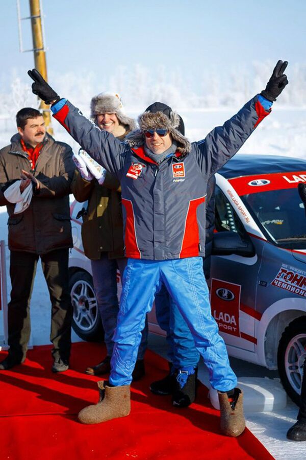 Steve Mattin at a Lada Racing circuit event. - Sputnik International