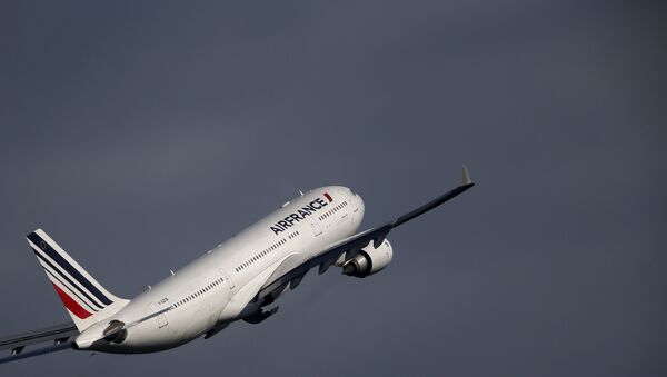 An Air France Airbus A320 aircraft takes off at the Charles de Gaulle International Airport in Roissy, near Paris. - Sputnik International