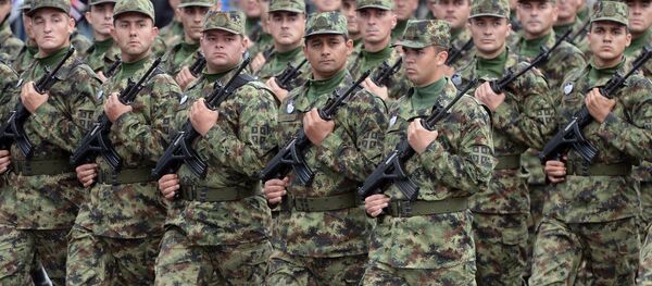 Serbian Army troops Serbian Army troops - Sputnik International
