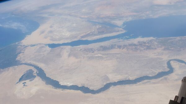 Nile River Delta, Sinai Peninsula (NASA, International Space Station, 07/10/11) - Sputnik International