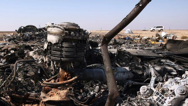 Airbus A321 crash site in Egypt - Sputnik International