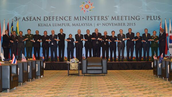 Association of Southeast Asian Nations (ASEAN) Defence Ministers-PLUS meeting in Subang, on the outskirts of Kuala Lumpur - Sputnik International