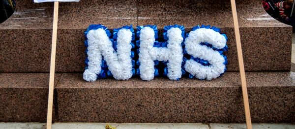 Junior doctors protest - Sputnik International