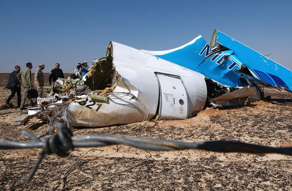 Russian Airbus A321 passenger airliner crash site in Egypt Russian Airbus A321 passenger airliner crash site in Egypt - Sputnik International