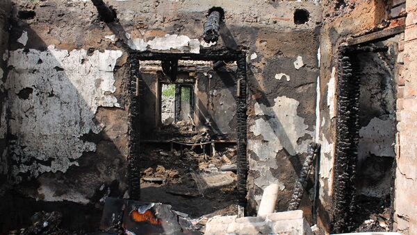 Aftermath of Donetsk shelling. File photo - Sputnik International