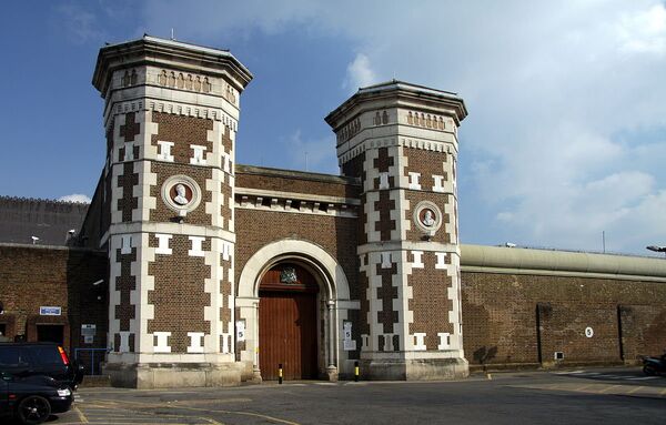 Main gate to the HM Prison Wormwood Scrubs in London, England, Great Britain Main gate to the HM Prison Wormwood Scrubs in London, England, Great Britain - Sputnik International