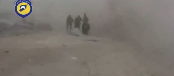 Group of rebels hit by mortar Group of rebels hit by mortar - Sputnik International