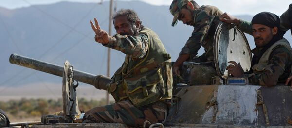 Syrian Army soldiers Syrian Army soldiers - Sputnik International