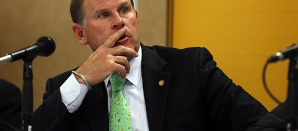 University of Missouri President Tim Wolfe participates in a news conference in Rolla, Mo. University of Missouri President Tim Wolfe participates in a news conference in Rolla, Mo. - Sputnik International