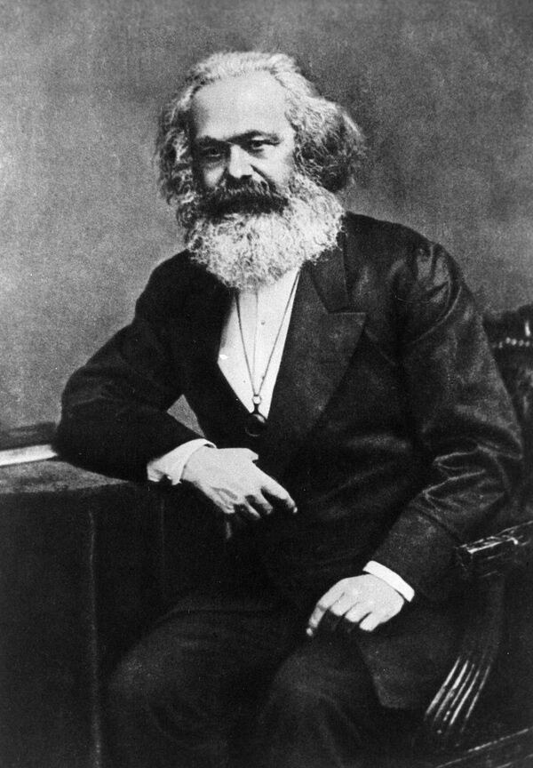 German philosopher and economist Karl Marx. Late 1870s. Reproduction German philosopher and economist Karl Marx. Late 1870s. Reproduction - Sputnik International