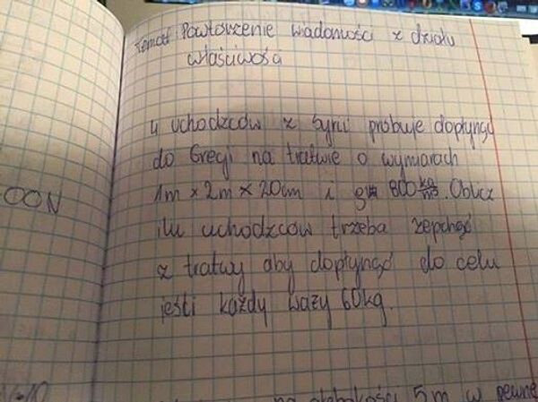 Notebook of Anna Mierzyńska's daughter  - Sputnik International