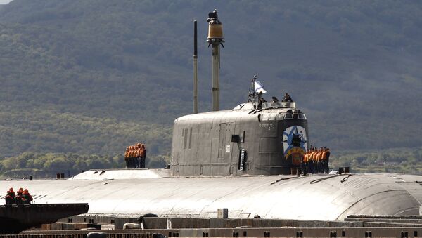 The 949A Antei project's Tver nuclear-powered submarine - Sputnik International