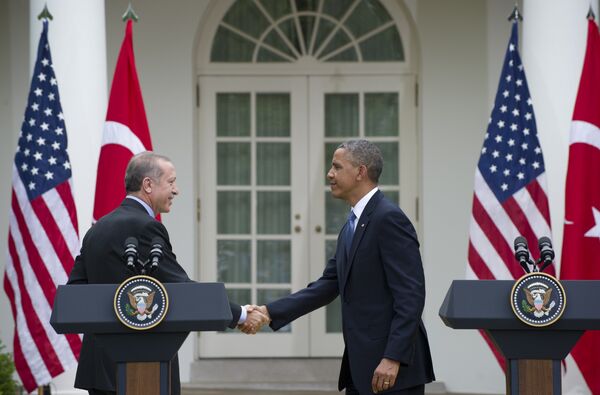 US President Barack Obama and Turkey's President Recep Tayyip Erdogan - Sputnik International