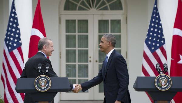 US President Barack Obama and Turkey's President Recep Tayyip Erdogan - Sputnik International