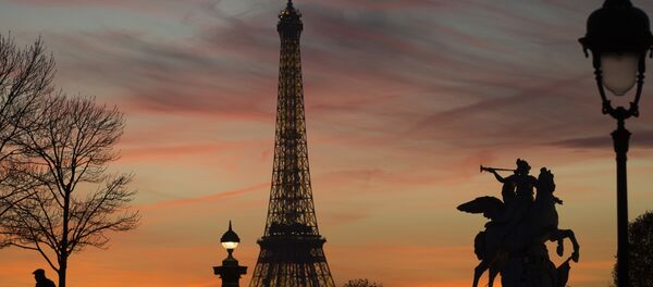 A man stands near the Eiffel tower in Paris on November 10, 2015 A man stands near the Eiffel tower in Paris on November 10, 2015 - Sputnik International