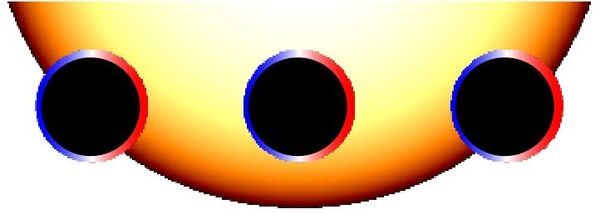 The planet is shown at three positions as it crosses its parent star - Sputnik International