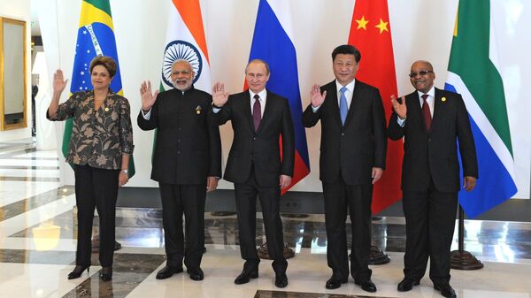 Russian President Vladimir Putin takes part in informal BRICS summit in Antalya - Sputnik International
