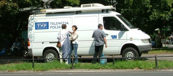 TVP news van. - Sputnik International
