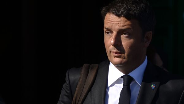 Italy's Prime minister Matteo Renzi - Sputnik International