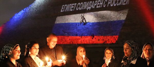 Memorial event for victims of Russian A321 crash and Paris terrorist attacks Memorial event for victims of Russian A321 crash and Paris terrorist attacks - Sputnik International