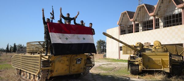 Russia's air campaign against the Islamic State in Syria added significantly to the Syrian Army's offensive on many fronts in the past 24 hours, media reports said Russia's air campaign against the Islamic State in Syria added significantly to the Syrian Army's offensive on many fronts in the past 24 hours, media reports said - Sputnik International