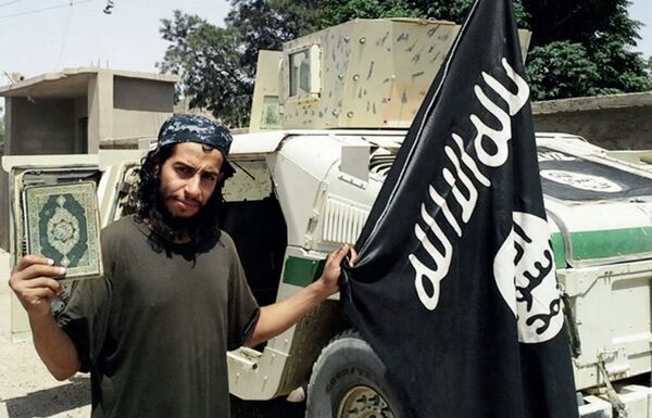 This undated image made available in the Islamic State's English-language magazine Dabiq, shows Abdelhamid Abaaoud. This undated image made available in the Islamic State's English-language magazine Dabiq, shows Abdelhamid Abaaoud. - Sputnik International