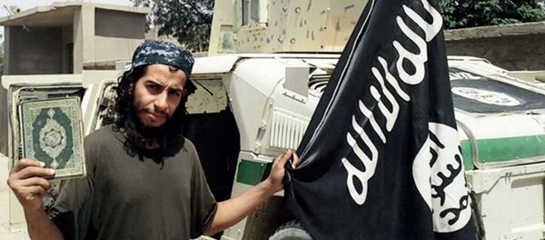 This undated image made available in the Islamic State's English-language magazine Dabiq, shows Abdelhamid Abaaoud This undated image made available in the Islamic State's English-language magazine Dabiq, shows Abdelhamid Abaaoud - Sputnik International