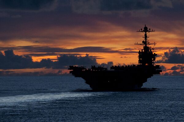 USS George Washington (CVN 73) aircraft carrier - Sputnik International