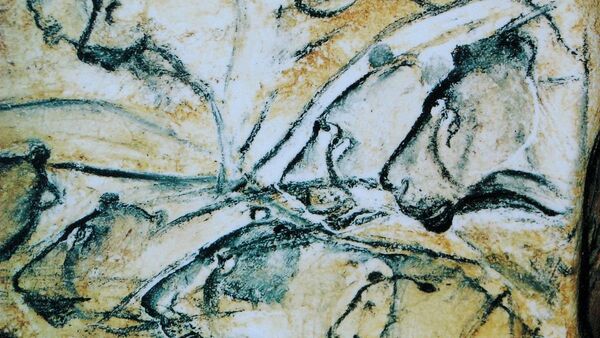 Lions painted in the Chauvet Cave. - Sputnik International