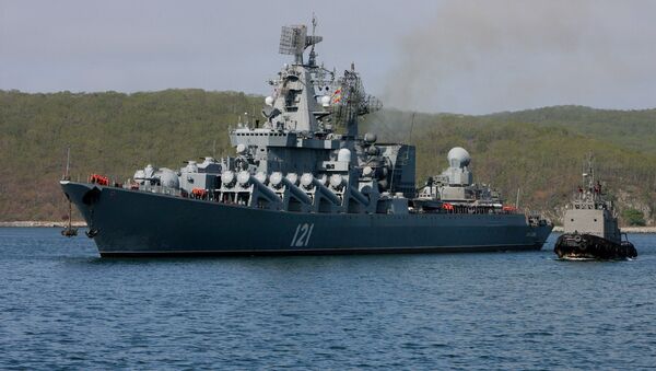 Missile Cruiser Moskva - Sputnik International