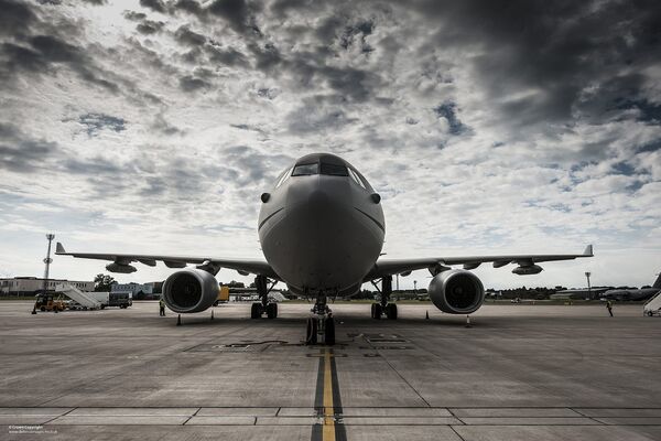 A Royal Air Force Voyager passenger transport aircraft A Royal Air Force Voyager passenger transport aircraft - Sputnik International
