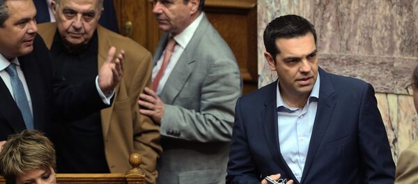 Tsipras bailout vote - Sputnik International