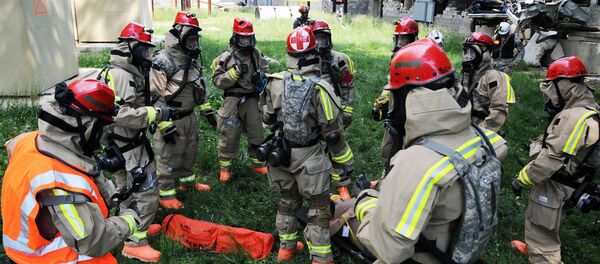 Members of Kentucky Guard's chemical, biological, radiological, and nuclear (CBRN) teams Members of Kentucky Guard's chemical, biological, radiological, and nuclear (CBRN) teams - Sputnik International