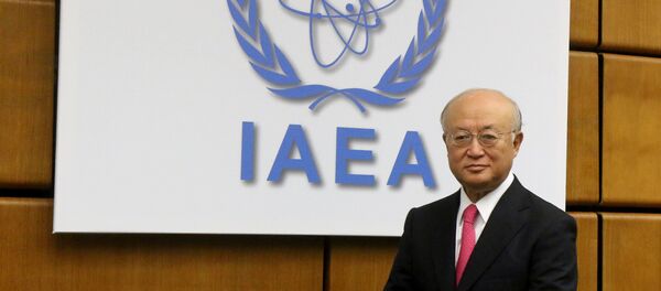Director General of the International Atomic Energy Agency, IAEA, Yukiya Amano of Japan waits for the start of the IAEA board of governors meeting at the International Center in Vienna, Austria, Monday, Sept. 15, 2014 Director General of the International Atomic Energy Agency, IAEA, Yukiya Amano of Japan waits for the start of the IAEA board of governors meeting at the International Center in Vienna, Austria, Monday, Sept. 15, 2014 - Sputnik International