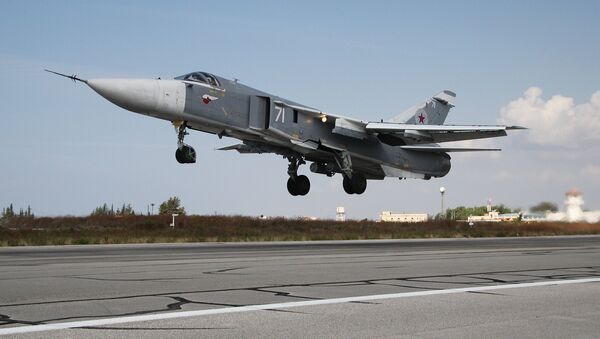 Russian military aviation at Khmeimim airbase in Syria - Sputnik International
