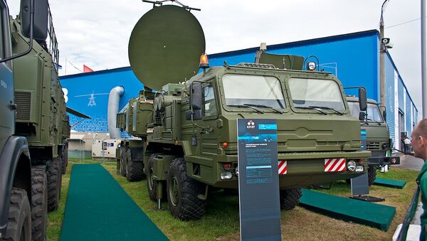 The Krasukha mobile, ground-based electronic warfare system. - Sputnik International