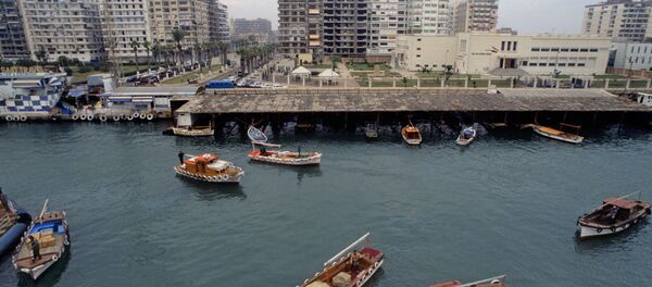 Port Said. View at Suez Canal Port Said. View at Suez Canal - Sputnik International