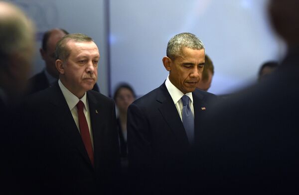 U.S President Barack Obama and Turkey’s President Recep Tayyip Erdogan - Sputnik International