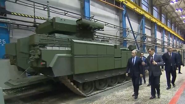 Russia: Putin inspects new IFV based on T-14 Armata platform - Sputnik International