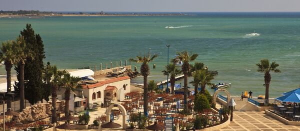 A beach of a resort hotel in Latakia - Sputnik International