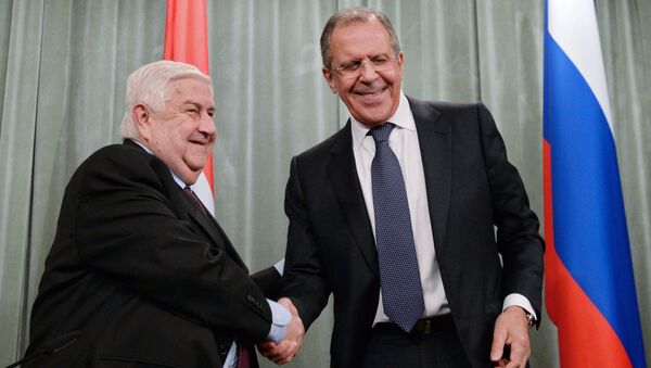 Foreign Minister Sergei Lavrov meets with Syrian Foreign Minister Walid Muallem - Sputnik International